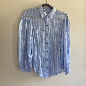 Free People Gauzy Cotton Top